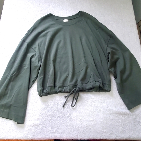 Wilfred Tops - ARITZIA Wilfred AXEL Top Green size Large